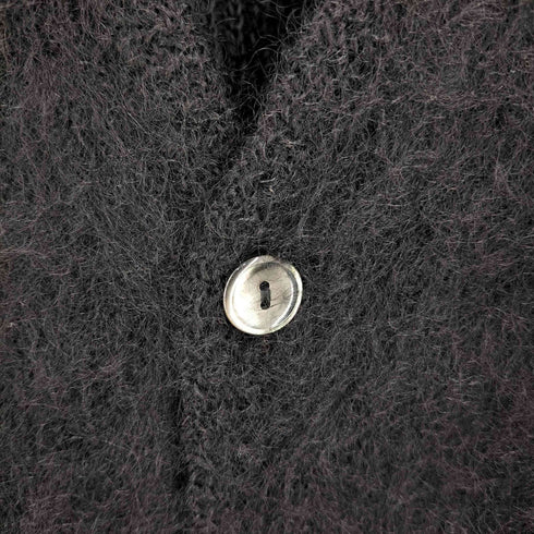 Authentic Reproduction Products Premium Mohair Cardigan W/Pocket - BLACK メンズ ONE SIZE