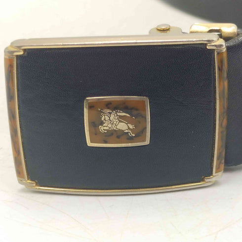バーバリーロンドン BURBERRY LONDON ホース ロゴ レザー ベルト メンズ