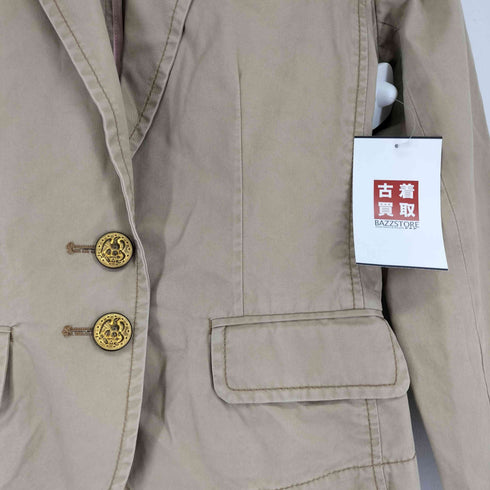 ポロジーンズカンパニーラルフローレン POLO JEANS COMPANY RALPH LAUREN 金ボタン テーラードジャケット レディース JPN:L