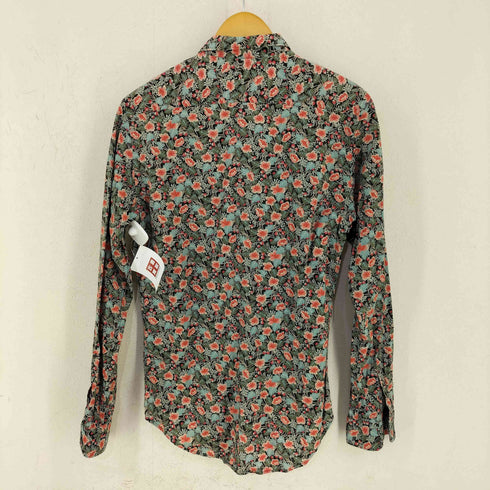 ザラマン ZARA MAN SLIM FIT ボタニカル 花柄シャツ メンズ JPN:M