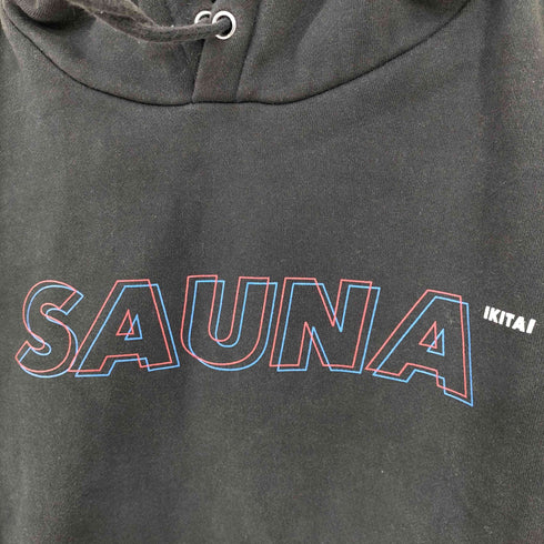 サウナイキタイ SAUNA IKITAI フロントプリント スウェットパーカー メンズ JPN:XXL
