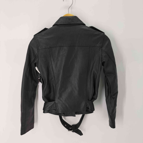 オールセインツ ALLSAINTS ラムレザーダブルライダースジャケット レディース UK:6