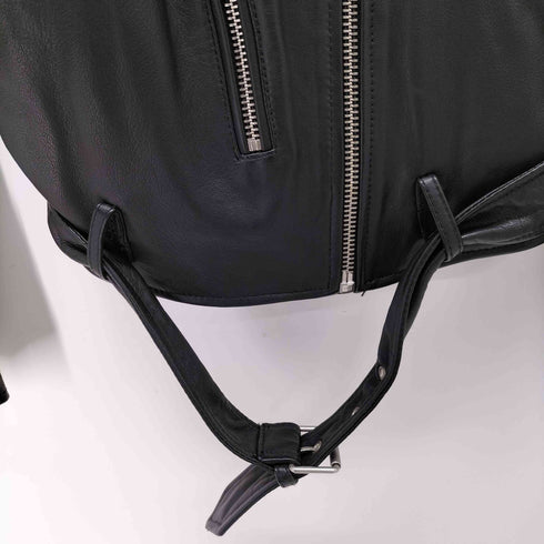オールセインツ ALLSAINTS ラムレザーダブルライダースジャケット レディース UK:6