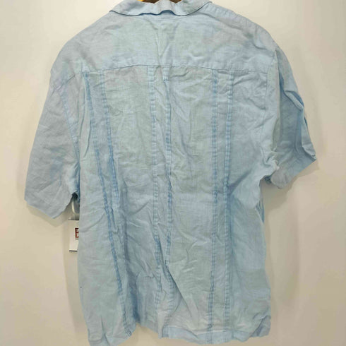 カリビアン Caribbean 90-2000s リネン100% キューバシャツ メンズ import:XL