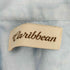 カリビアン Caribbean 90-2000s リネン100% キューバシャツ メンズ import:XL