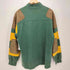 オービス ORVIS 90-2000s ハーフジップ ショルダーパッチ エルボーパッチ ラガースウェット メンズ