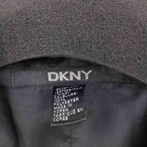 ダナキャランニューヨーク DKNY 3B 韓国製 本革 レザーテーラードジャケット メンズ