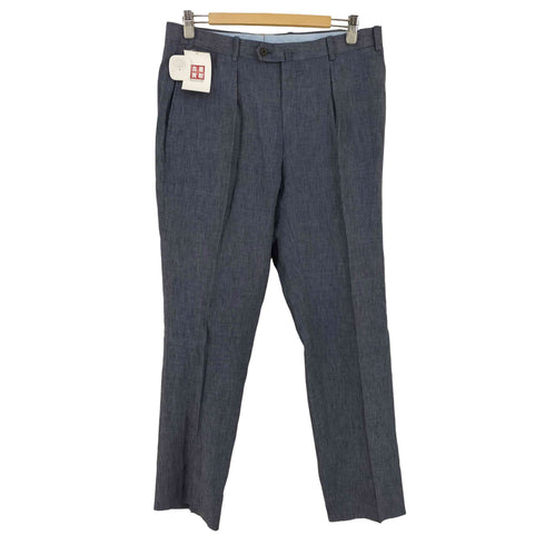 ポールスチュアート Paul Stuart PAUL STUART STYLE リネン100 1タックスラックス ネップ メンズ 85cm
