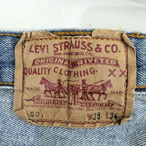 リーバイス Levis HEXICO 501 リメイク ボタンフライデニムパンツ ボタン裏546 メンズ 38x34
