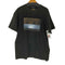 オールモストブラック ALMOSTBLACK フロントプリントクルーネックカットソー メンズ JPN:2
