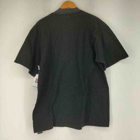 オールモストブラック ALMOSTBLACK フロントプリントクルーネックカットソー メンズ JPN:2