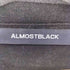 オールモストブラック ALMOSTBLACK フロントプリントクルーネックカットソー メンズ JPN:2
