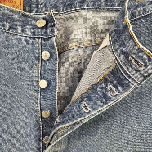 リーバイス Levis HEXICO 90s 93年製 MADE IN USA 501 リメイク ボタンフライ ストレートデニムパンツ ボタン裏522 メンズ W36 L30