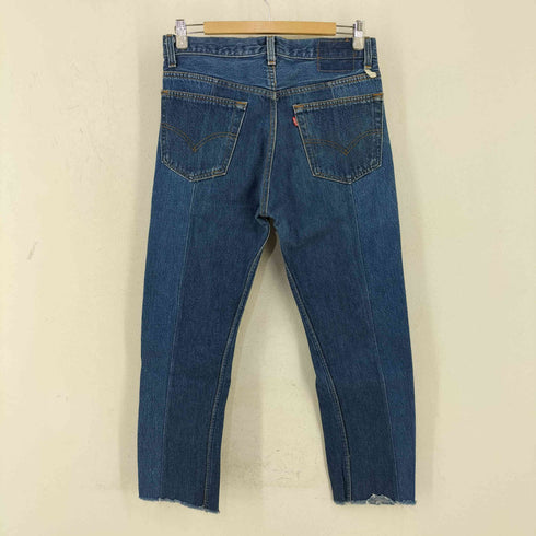 リーバイス Levis HEXICO MADE IN USA リメイク 501 ボタンフライカットオフデニムパンツ ボタン裏553 メンズ W33 L30