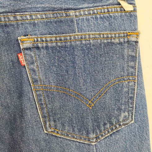 リーバイス Levis HEXICO MADE IN USA リメイク 501 ボタンフライカットオフデニムパンツ ボタン裏553 メンズ W33 L30