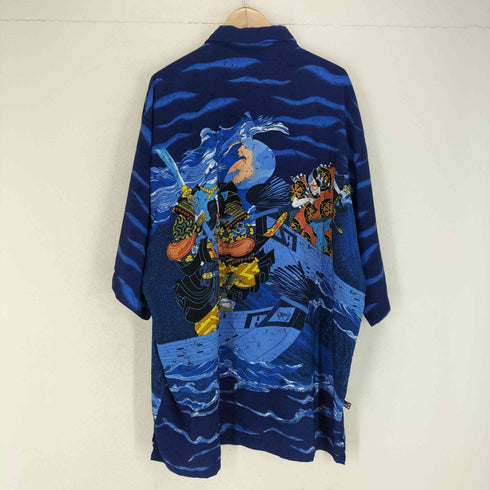 ファットファーム PHAT FARM 歌舞伎プリント開襟シャツ メンズ JPN:XXL