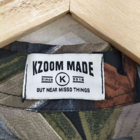 kzoom made 総柄シャツ レディース