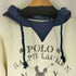 ポロバイラルフローレン Polo by RALPH LAUREN ロゴ ディストレスト フリース フーディー 後付けフーディー メンズ JPN:S