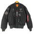 アルファインダストリーズ ALPHA INDUSTRIES 中田商店 フルパッチMA-1 メンズ JPN:L