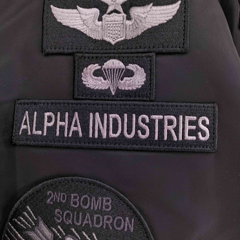 アルファインダストリーズ ALPHA INDUSTRIES 中田商店 フルパッチMA-1 メンズ JPN:L