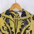 エトロ ETRO イタリア製 花柄 総柄 ポケット 切替 スキッパー シルク シャツ ワンピース レディース EUR:40