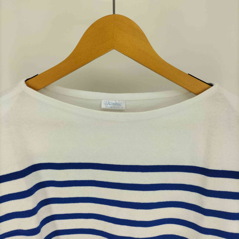 オーチバル ORCIVAL フランス製 ロゴ ワッペン ボートネック L/S Tシャツ バスクシャツ レディース 5