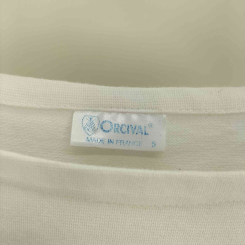 オーチバル ORCIVAL フランス製 ロゴ ワッペン ボートネック L/S Tシャツ バスクシャツ レディース 5