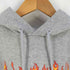スラッシャー THRASHER ファイヤーパターン ロゴ プルオーバーパーカー メンズ import:M