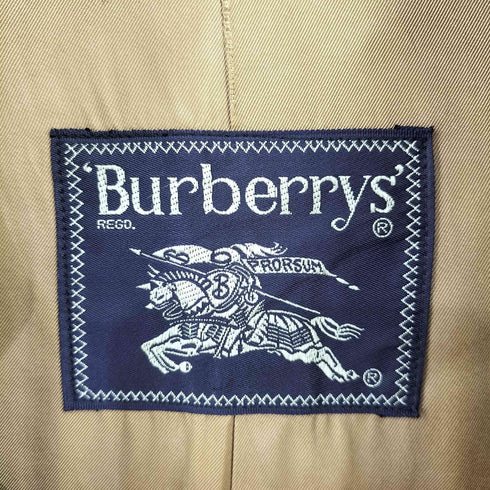 バーバリーズ BURBERRYS OLD ウールギャバ トレンチコート メンズ