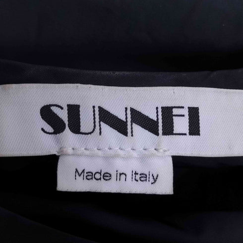 スンネイ SUNNEI イタリア製 ギャザー ストレッチ デザイン ワンピース レディース import:S