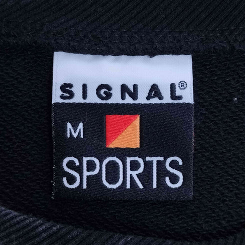 シグナルスポーツ SIGNAL SPORTS ワンポイント刺繍 タイダイ染め 裏毛 クルーネック スウェット メンズ JPN:M