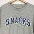 クウォータースナックス QUARTER SNACKS SNACKS フロントプリントクルーネックTシャツ メンズ JPN:L