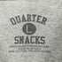 クウォータースナックス QUARTER SNACKS SNACKS フロントプリントクルーネックTシャツ メンズ JPN:L