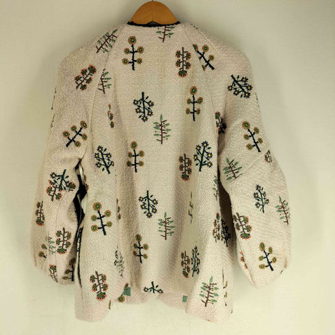 ホコモモラ Jocomomola 23aw Arbol 刺繍ノーカラージャケット レディース 40