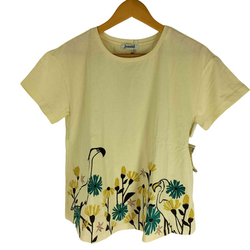 ホコモモラ Jocomomola 22aw Ave acuatica プリントTシャツ レディース 40