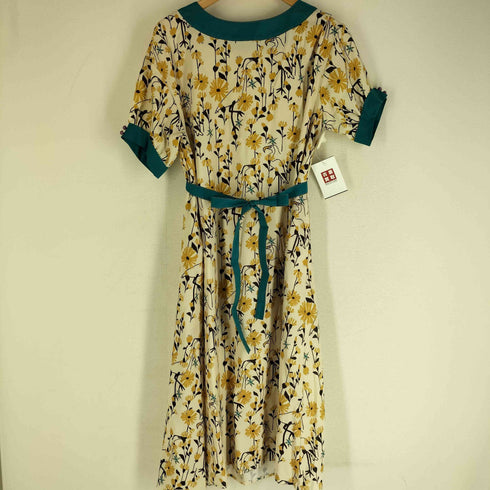ホコモモラ Jocomomola 22aw Ave acuatica プリントワンピース レディース 40