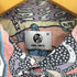ピーエスポールスミス PS Paul Smith ロック ポップスター プリント 総柄 シャツ レディース import:M