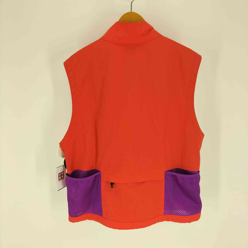 ナイキエーシージー NIKE ACG 19SS AS M NRG VEST HABANERO RED VIVID PURPLE ロゴ 刺繍 メッシュ 切替 ベスト メンズ import:M