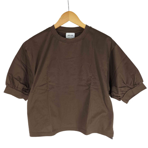 モリスアンドサンズ MORRIS & SONS ギャザースリーブTシャツ レディース 0