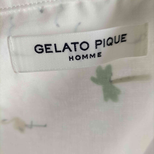 ジェラートピケオム Gelato Pique Homme リゾートプリントシャツ リゾートプリントショートパンツ メンズ FREE