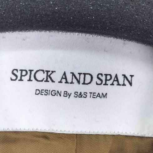 スピックアンドスパン Spick and Span ダブルブレストロングコート レディース JPN:0