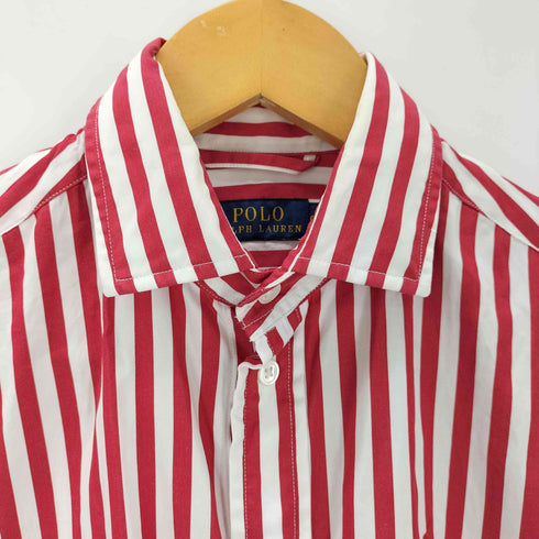 ポロラルフローレン POLO RALPH LAUREN ストライプ柄ベルテッドシャツワンピース レディース 0