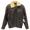 MOVIN COLLECTION 襟ボア レザー ブルゾン ジャケット レディース import:M