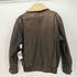 MOVIN COLLECTION 襟ボア レザー ブルゾン ジャケット レディース import:M