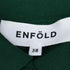 エンフォルド ENFOLD 22AW 5分袖ポロシャツ カットソー シルク混 レディース JPN:38