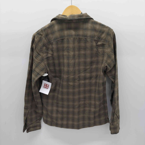 ダブルアールエルラルフローレン RRL RALPH LAUREN CARTER CAMP LONG SLEEVE SPORT SHIRT L/S 開襟チェックシャツ メンズ import:XS