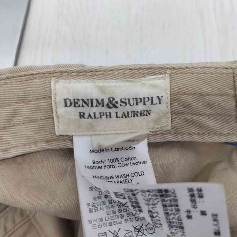 デニムアンドサプライ ラルフローレン DENIM & SUPPLY RALPH LAUREN ロゴワッペン キャップ メンズ ONE SIZE 58