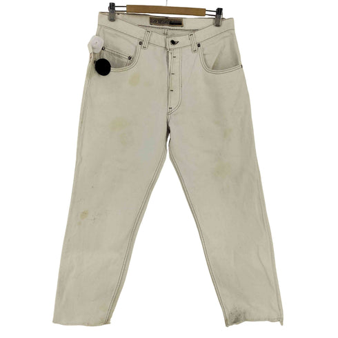 リーバイス Levis USA製 ボタン裏549刻印 SILVER TAB ホワイト デニムパンツ メンズ 34inch