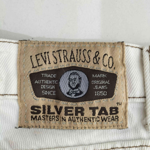リーバイス Levis USA製 ボタン裏549刻印 SILVER TAB ホワイト デニムパンツ メンズ 34inch