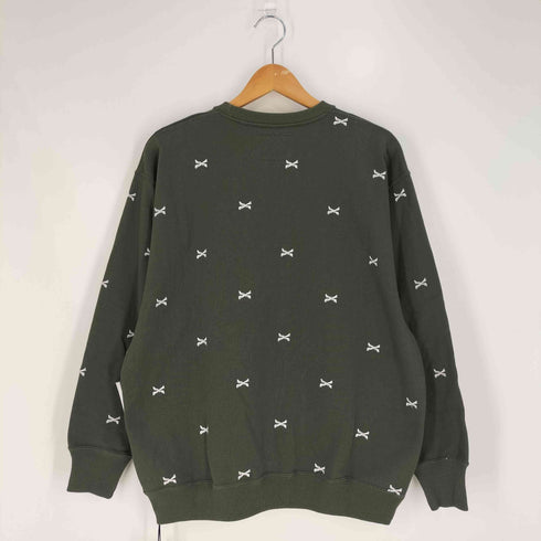 ダブルタップス WTAPS ACNE SWEATER クロスボーン クルーネックスウェット メンズ 01